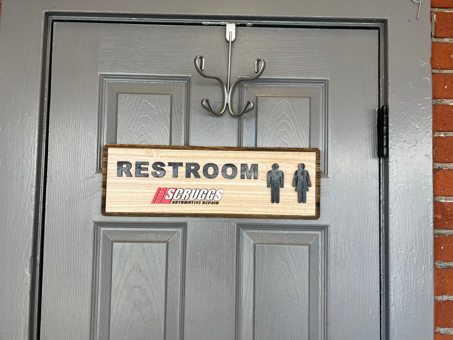 Jeff Sign Restroom Sign – Jeff Scruggs Designs